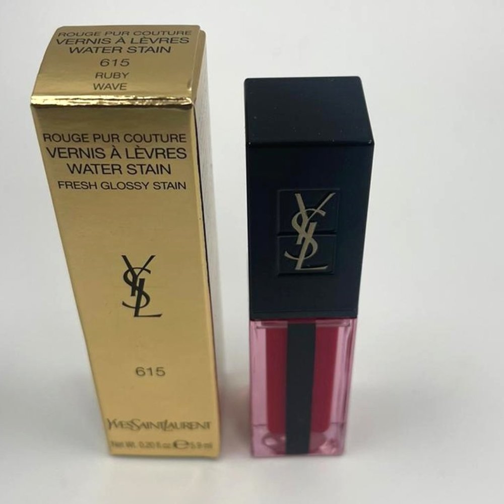 YSL WATER STAIN LIP STAIN 615 RUBY WAVE BRAND NEW
